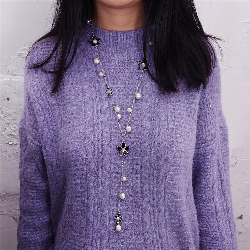Women Y Necklace Elegant Pearl Flower fringe tassel Long Chain Pendant Necklace Fashion Jewelry1
Women Y Necklace Elegant Pearl Flower fringe tassel Long Chain Pendant Necklace Fashion Jewelry1