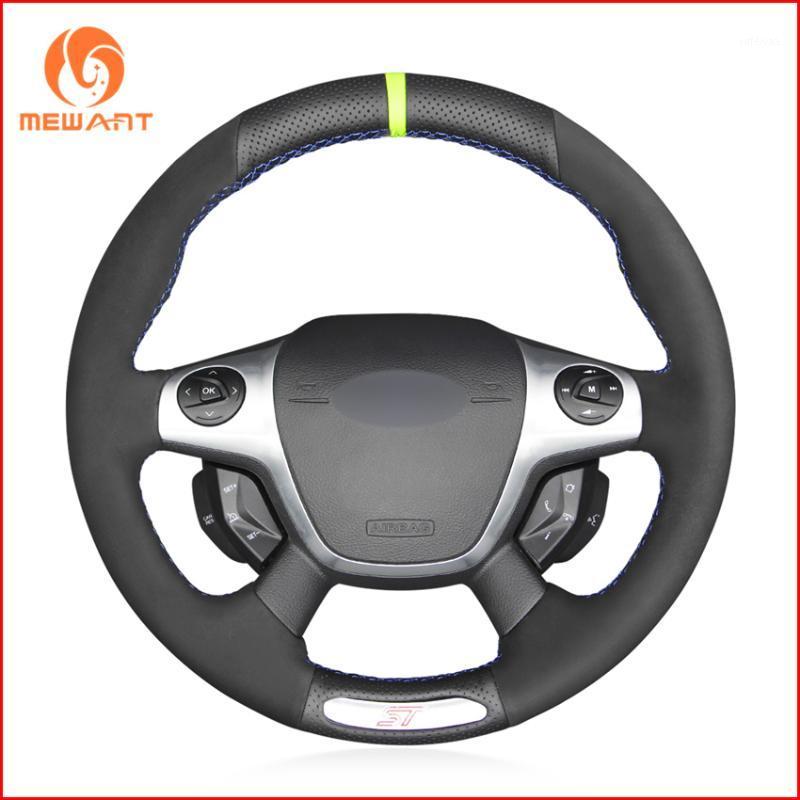 MEWANT Black Genuine Leather Suede Steering Wheel Covers for Focus 3 ST 2012 2013 2014 Focus ST Accessories1
MEWANT Black Genuine Leather Suede Steering Wheel Covers for Focus 3 ST 2012 2013 2014 Focus ST Accessories1