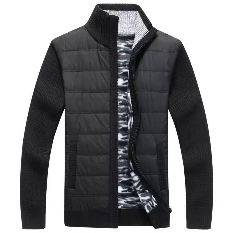 Winter Men's Sweater Fashion Turtleneck Stand Collar Sweater Jackets Men Slim Fit Thick Warm Knitted Pullovers Clothing, Black 
Winter Men's Sweater Fashion Turtleneck Stand Collar Sweater Jackets Men Slim Fit Thick Warm Knitted Pullovers Clothing, Black