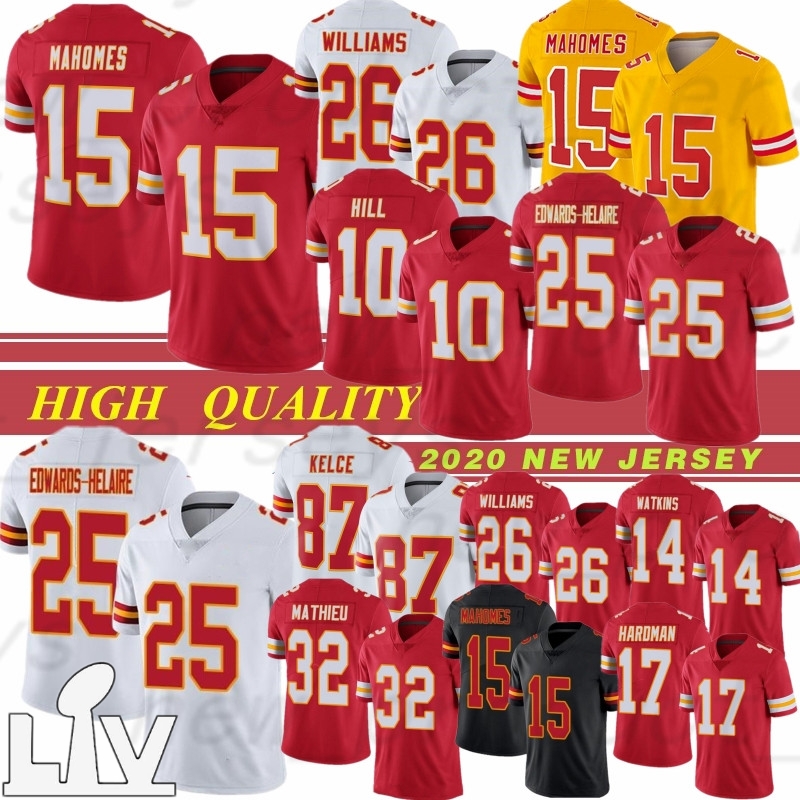 15 Patrick Mahomes 2022 Football Jerseys 26 Bell 25 Edwards-Helaire Travis 87 Kelce 32 Mathieu 29 Berry 17 Hardman 10 Hill 14 Watkins KansasCityChiefsjersey shirts, Qiuzhuang
15 Patrick Mahomes 2022 Football Jerseys 26 Bell 25 Edwards-Helaire Travis 87 Kelce 32 Mathieu 29 Berry 17 Hardman 10 Hill 14 Watkins KansasCityChiefsjersey shirts, Qiuzhuang