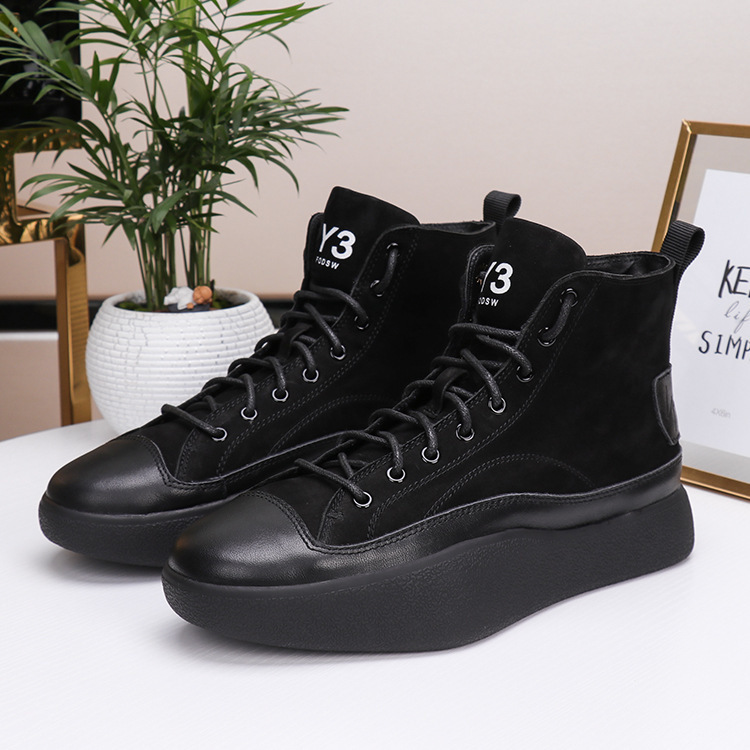 Fashion Y3 FODSW Men's shoes Europe station new leather high top casual shoes for men Y3 Ppclee lovers boots 201212, Black
Fashion Y3 FODSW Men's shoes Europe station new leather high top casual shoes for men Y3 Ppclee lovers boots 201212, Black