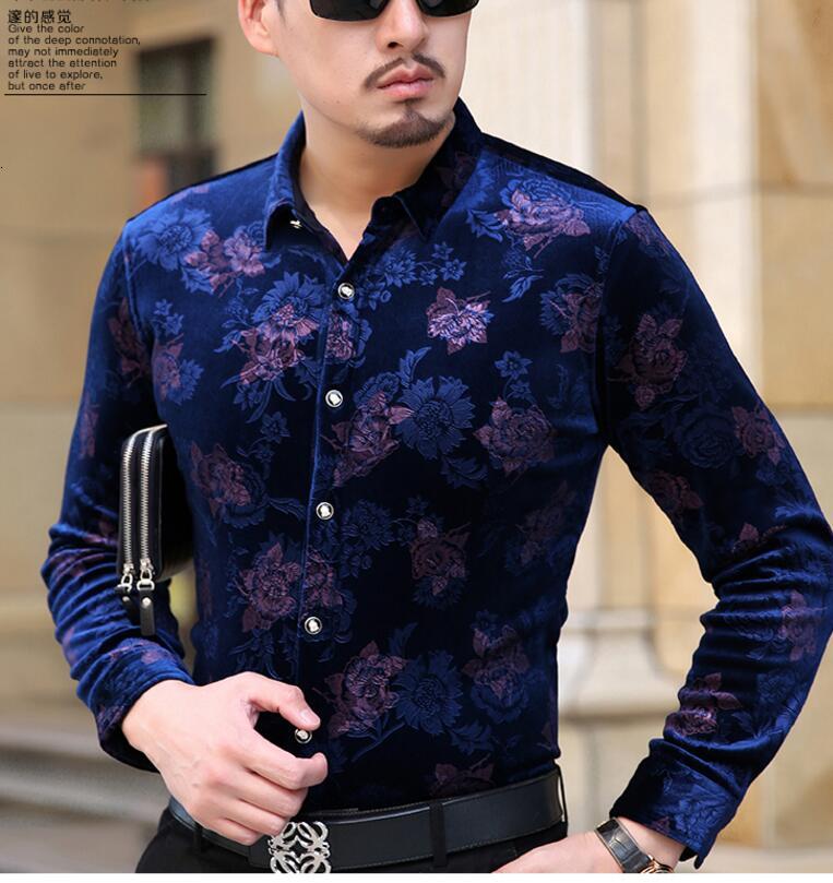 2021 New the Autumn and Winter Warm Cashmere Flannel Shirt Small Floral Men Gold Flowers Shirts 4kpp, As shown
2021 New the Autumn and Winter Warm Cashmere Flannel Shirt Small Floral Men Gold Flowers Shirts 4kpp, As shown