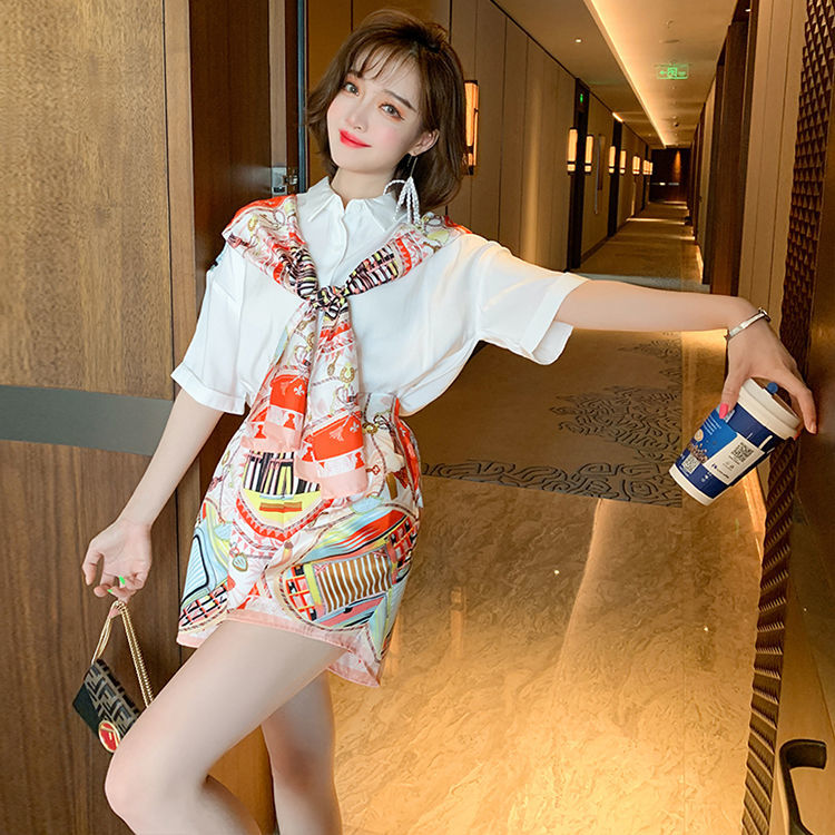 2021 quality Mosaic Silk Lace-up Shirt-up High Waist Wide Shorts of Two Women's Suit Parts Summer HVIF, Black
2021 quality Mosaic Silk Lace-up Shirt-up High Waist Wide Shorts of Two Women's Suit Parts Summer HVIF, Black