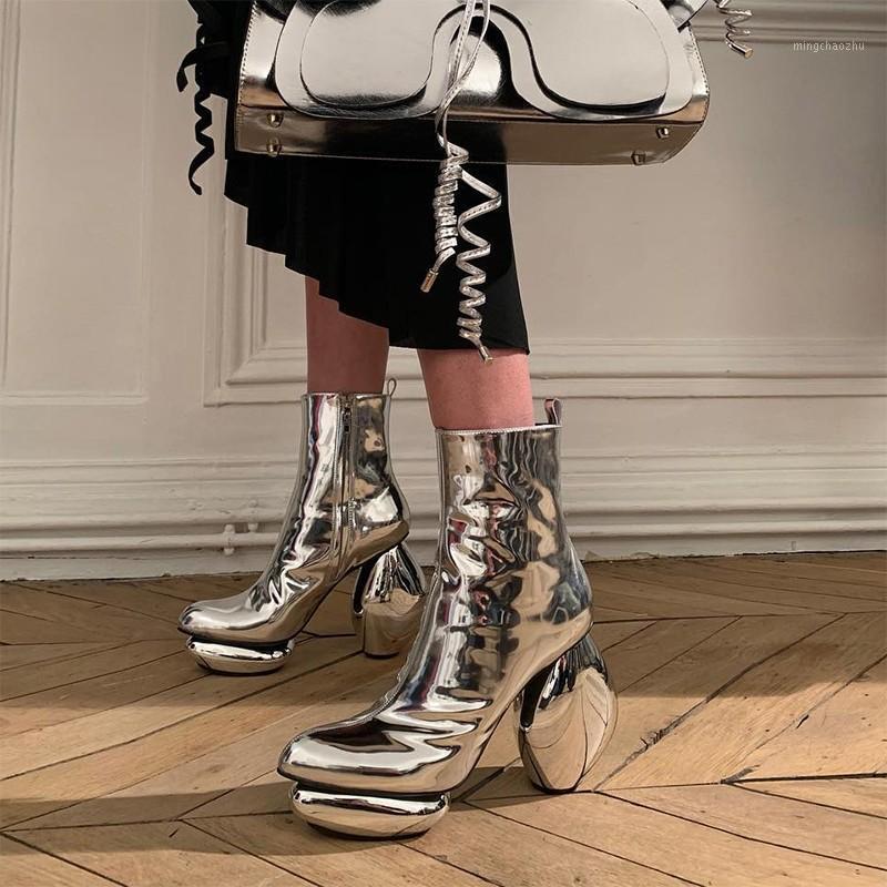Fashion Mid-calf Boots Women 8cm High Heel Platform Strange Heels Party Shoes Outdoors Pointed Toe Zipper Short Botas Mujer1, Black
Fashion Mid-calf Boots Women 8cm High Heel Platform Strange Heels Party Shoes Outdoors Pointed Toe Zipper Short Botas Mujer1, Black