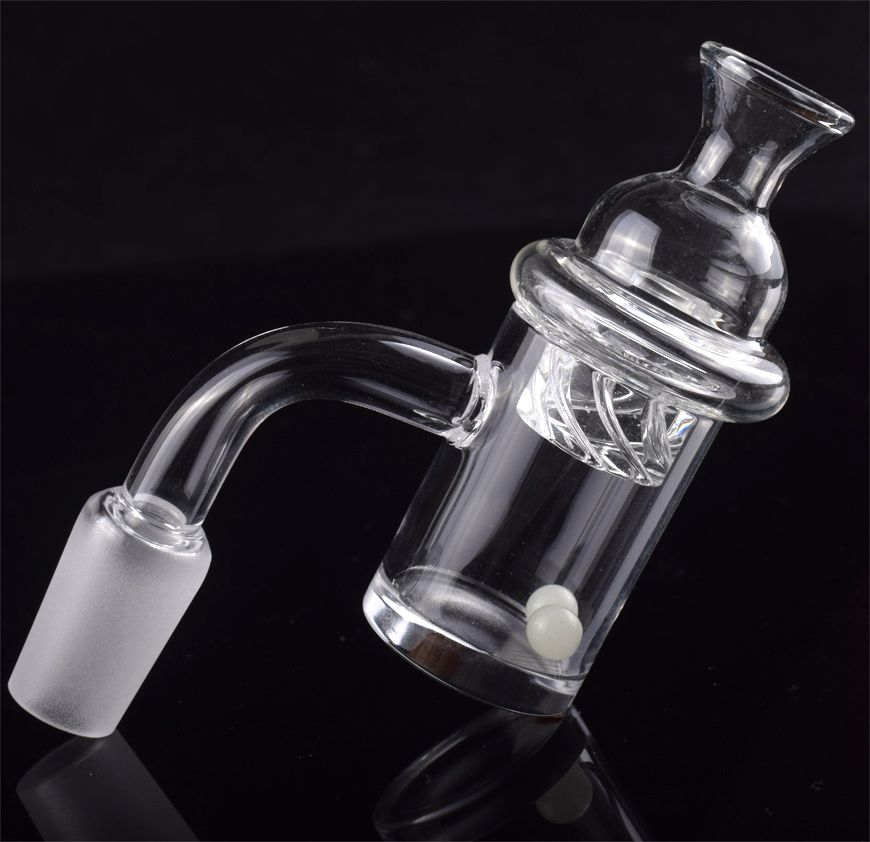New 25mm Quartz Banger Nail with Spinning Carb Cap and Quartz Terp Pearl Balls Female Male 10mm 14mm 18mm for Dab Rig Bong
New 25mm Quartz Banger Nail with Spinning Carb Cap and Quartz Terp Pearl Balls Female Male 10mm 14mm 18mm for Dab Rig Bong