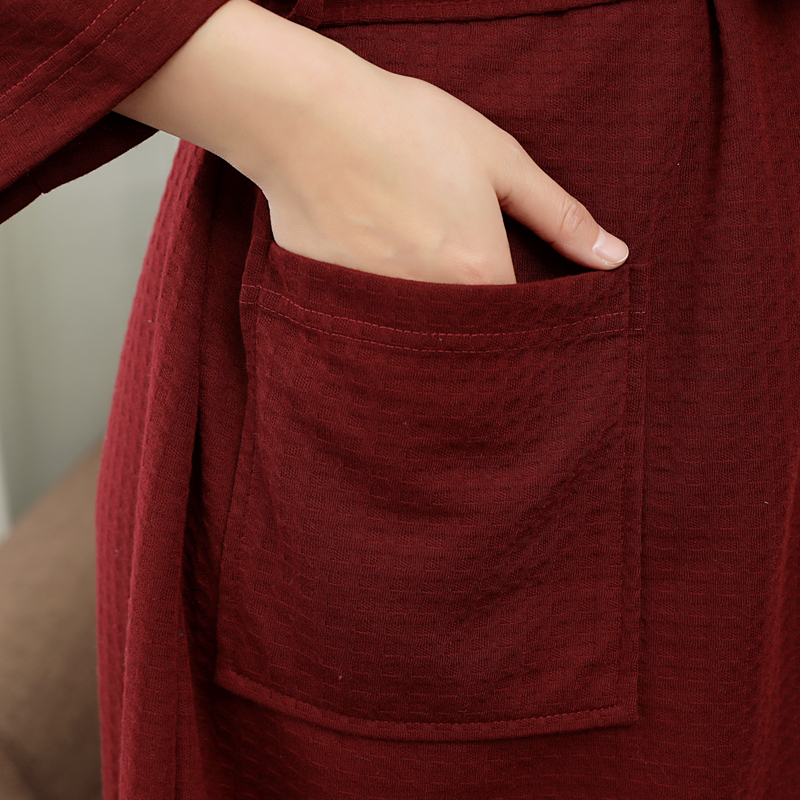 Women Men Suck Water Waffle Kimono Bath Robe Peignoir Femme Summer Bathrobe Bride Bridesmaid Robes Sexy Dressing Gown Lingerie 210203