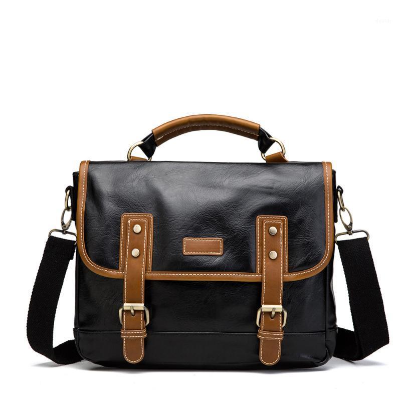 Top PU Men Briefcase Bag Fashion Male Messenger Bags Office Handbag Totes Large Capacity Shoulder Bag1, Black
Top PU Men Briefcase Bag Fashion Male Messenger Bags Office Handbag Totes Large Capacity Shoulder Bag1, Black