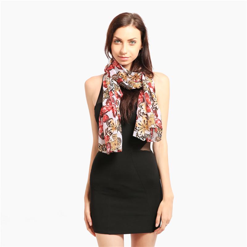 Butterfly Print Pretty Ladies 2020 New Fashion Scarf
