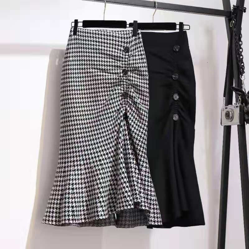 Women Autumn Houndstooth Sweet Female Vintage Mermaid Fashion Fashionable Lady Share Fish Tail More Size Skirt R500 Is4x, Black
Women Autumn Houndstooth Sweet Female Vintage Mermaid Fashion Fashionable Lady Share Fish Tail More Size Skirt R500 Is4x, Black