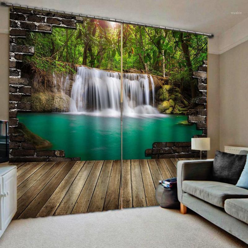 brick wall curtains nature scenery waterfall curtains 3D Curtain Printing Blockout Polyester Photo Drapes Fabric For Room1, As pic
brick wall curtains nature scenery waterfall curtains 3D Curtain Printing Blockout Polyester Photo Drapes Fabric For Room1, As pic