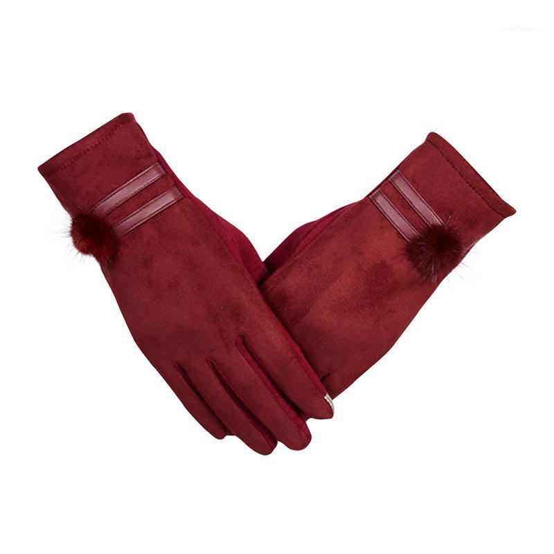 Women's Winter Fashion Warm Solid Double Furs Ball Gloves Non-fleece Touches Screen Ladies Gloves Outdoor Accessories1
Women's Winter Fashion Warm Solid Double Furs Ball Gloves Non-fleece Touches Screen Ladies Gloves Outdoor Accessories1