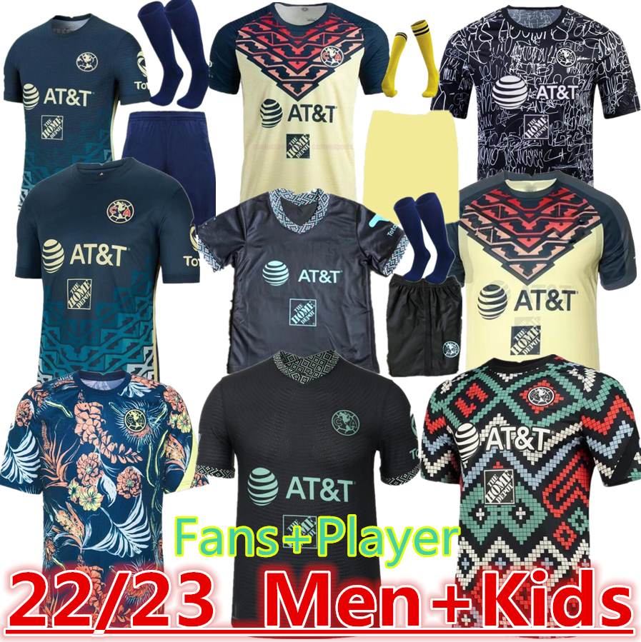 liga mx 22 23 Club America Soccer Jerseys third 2022 2023 FUENTES AQUINO J.DOS SANTOS D.VALDES R.Martínez Camisas Futebol training Kids kit Football Shirt PLAYER VERSION, Blue
liga mx 22 23 Club America Soccer Jerseys third 2022 2023 FUENTES AQUINO J.DOS SANTOS D.VALDES R.Martínez Camisas Futebol training Kids kit Football Shirt PLAYER VERSION, Blue
