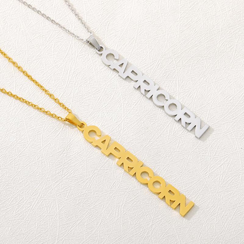Stainless Steel Zodiac Sign Necklaces For Women Men Aquarius Capricorn Libra Pisces Scorpio Virgo Constellation Pendant Necklace
Stainless Steel Zodiac Sign Necklaces For Women Men Aquarius Capricorn Libra Pisces Scorpio Virgo Constellation Pendant Necklace