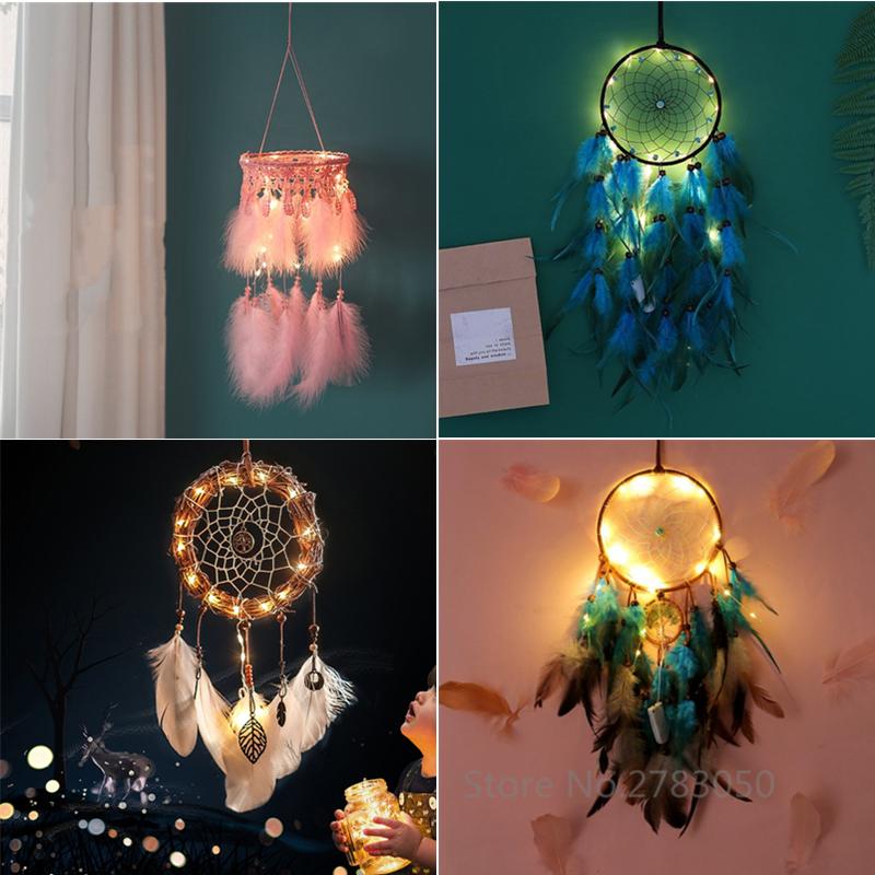 Decorative Objects & Figurines Moon Star Heart Dream Catcher With Feather Handmade Dreamcatchers For Boho Wall Hanging Ornament Home Decorat
Decorative Objects & Figurines Moon Star Heart Dream Catcher With Feather Handmade Dreamcatchers For Boho Wall Hanging Ornament Home Decorat