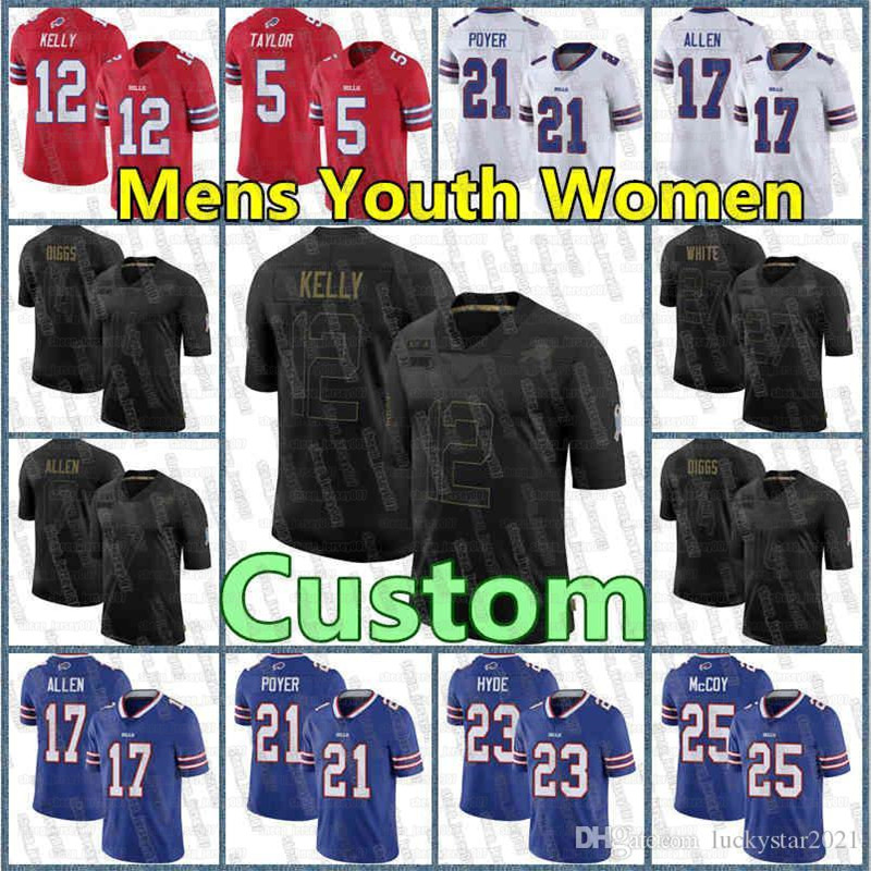 Buffalo Bill 17 Josh Allen 14 Stefon Diggs 26 Devin Singletary Tre'Davious White Tremaine Edmunds 2020 Salute To Service Jersey, Custom youth (bier)
Buffalo Bill 17 Josh Allen 14 Stefon Diggs 26 Devin Singletary Tre'Davious White Tremaine Edmunds 2020 Salute To Service Jersey, Custom youth (bier)