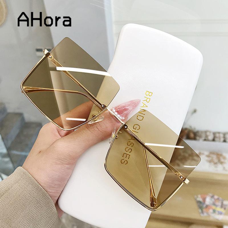 Ahora Oversized Semi-Rimless Sunglasses Women 2021 Ladies Sun Glasses Sexy Trendy Color oculos for Female UV400
Ahora Oversized Semi-Rimless Sunglasses Women 2021 Ladies Sun Glasses Sexy Trendy Color oculos for Female UV400
