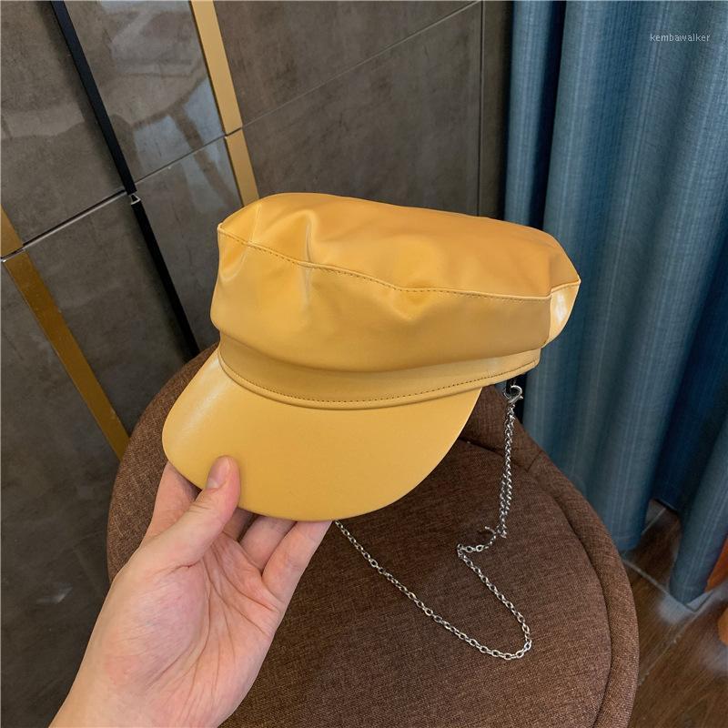 202010-zhunkang-chain fashion street pu leisure Octagonal hat men women visors cap1, White
202010-zhunkang-chain fashion street pu leisure Octagonal hat men women visors cap1, White