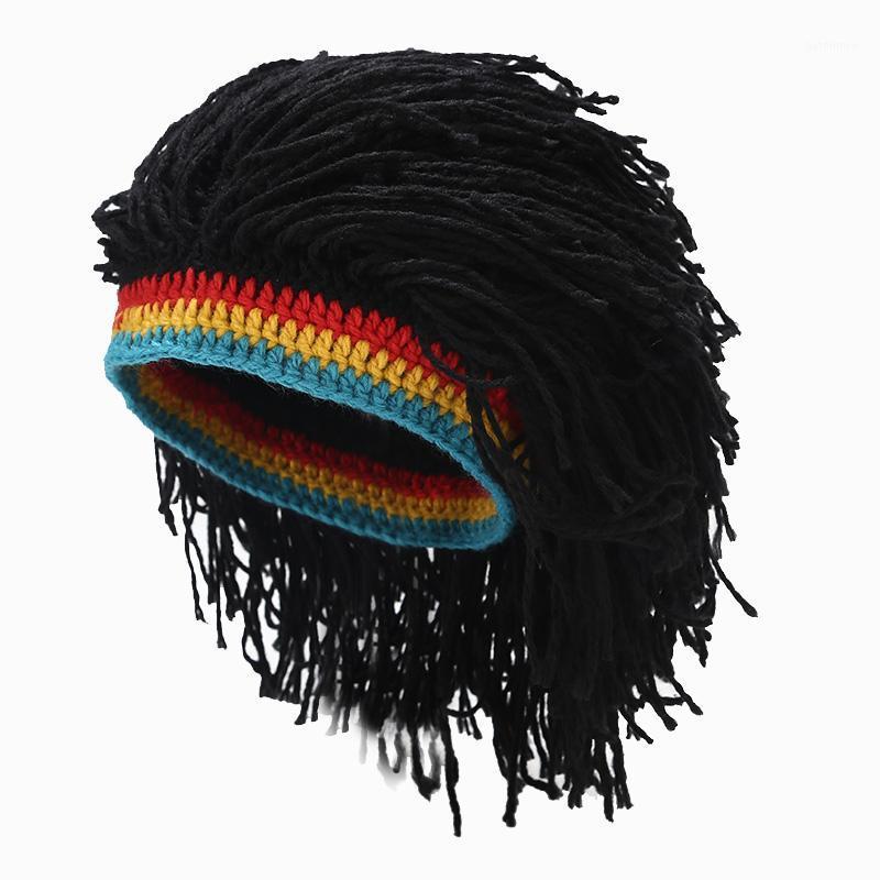 Hot Sale Whimsy Hip-Hop Cap Wigs Woolen Hats Men And Women Of Europe And The United States Warm Knit Hats Personality Wacky Hat1, Black
Hot Sale Whimsy Hip-Hop Cap Wigs Woolen Hats Men And Women Of Europe And The United States Warm Knit Hats Personality Wacky Hat1, Black