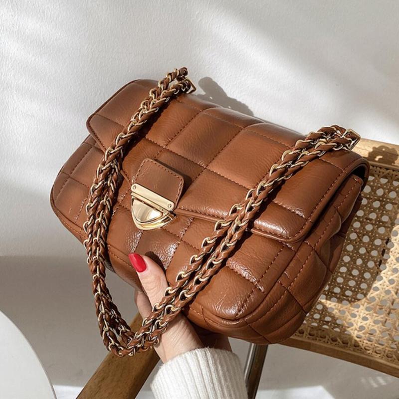 Lattice Square Armpit bag 2021 Fashion New High quality PU Leather Women's Designer Handbag Chain Shoulder Messenger Bag, Beige
Lattice Square Armpit bag 2021 Fashion New High quality PU Leather Women's Designer Handbag Chain Shoulder Messenger Bag, Beige