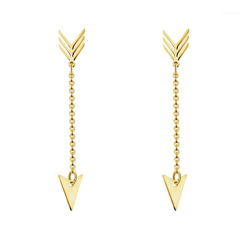 Stainless Steel Dart Arrow Earrings Pending Drop Earings Fashion Jewelry Women Ear Line Long Chain Dangle Earrings Bijouterie1
Stainless Steel Dart Arrow Earrings Pending Drop Earings Fashion Jewelry Women Ear Line Long Chain Dangle Earrings Bijouterie1