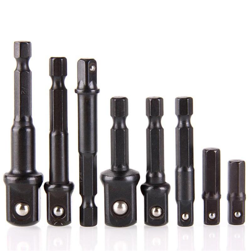 5pcs/8pcs 1/4" Hex Shank To Impact Driver Drill Bits Bar Socket Adapter Set Hex Shank Steel Ball Socket Bit Adapter Set Handtool
5pcs/8pcs 1/4" Hex Shank To Impact Driver Drill Bits Bar Socket Adapter Set Hex Shank Steel Ball Socket Bit Adapter Set Handtool