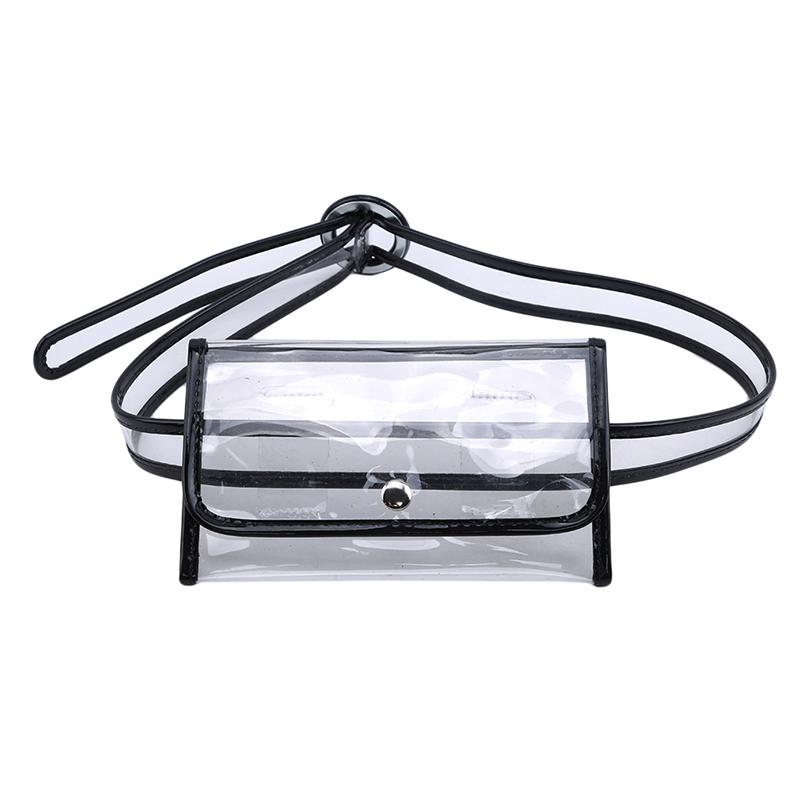 Clear Fashion Beach Belt Fanny Packs Female Summer New 2020 PVC Waist Bags Women Ladies Girls Transparent Jelly Chest Handbags