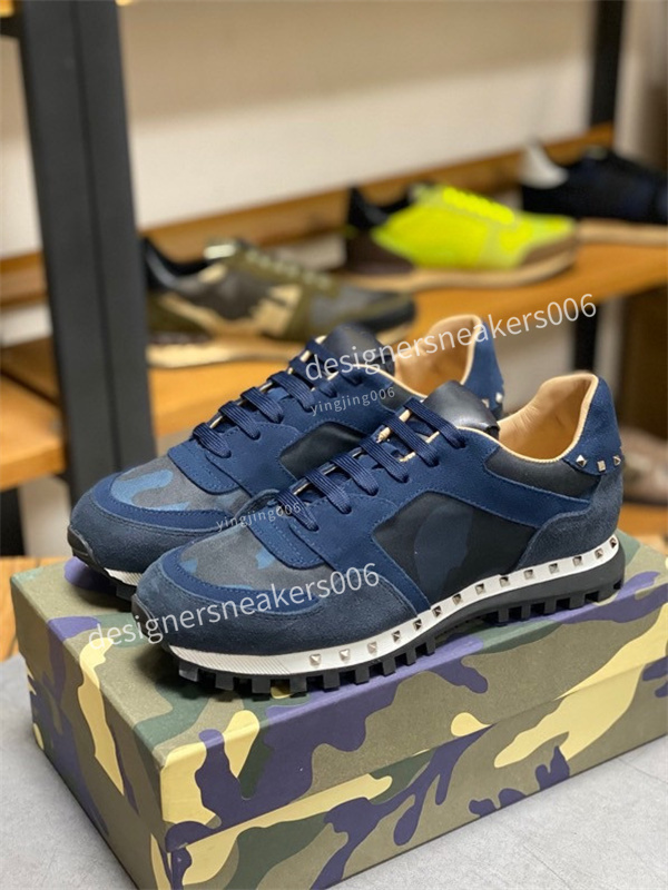 2022 Luxury designer Top Quality Camouflage Casual Shoes studded Leather Suede Camo Rock runner Trainers Sneakers size38-45, 02
2022 Luxury designer Top Quality Camouflage Casual Shoes studded Leather Suede Camo Rock runner Trainers Sneakers size38-45, 02