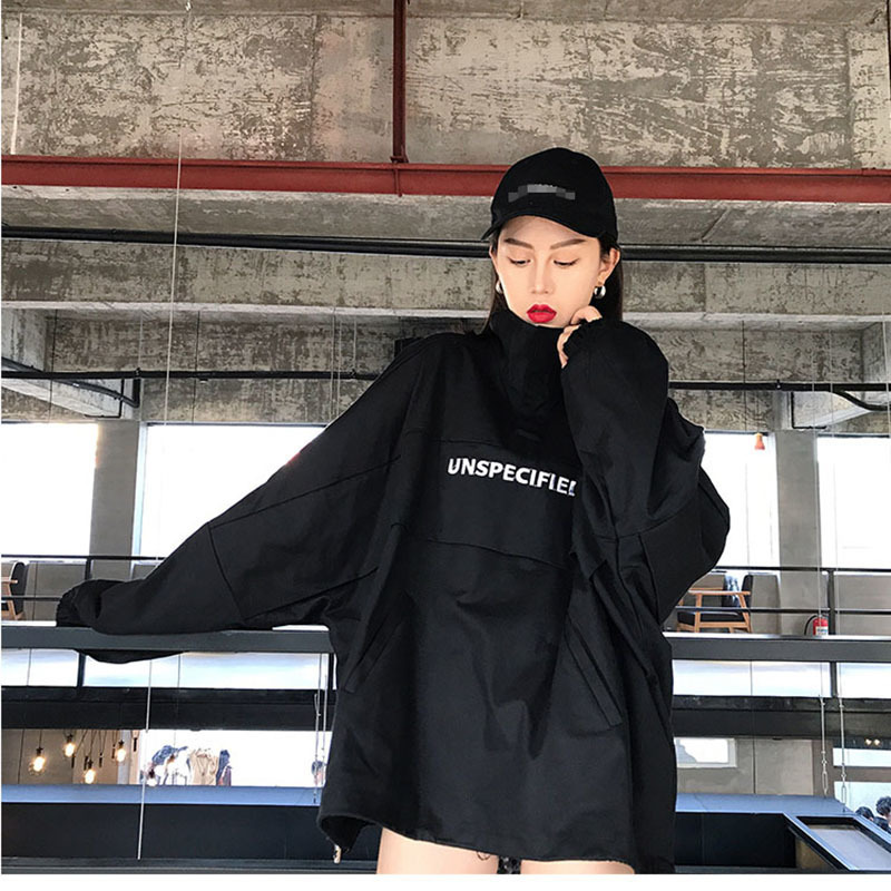 Spring Casual pullover jacket Unisex Plus Size Coat Embroidery Jacket Women Autumn Cotton Windbreaker Streetwear 201017