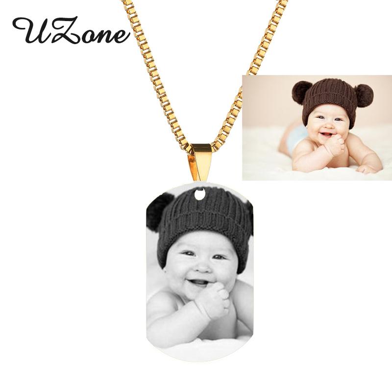 UZone Stainless Steel Custom Engraved Necklace Engraved Photo Words Pendant Necklace For Family Gift
UZone Stainless Steel Custom Engraved Necklace Engraved Photo Words Pendant Necklace For Family Gift