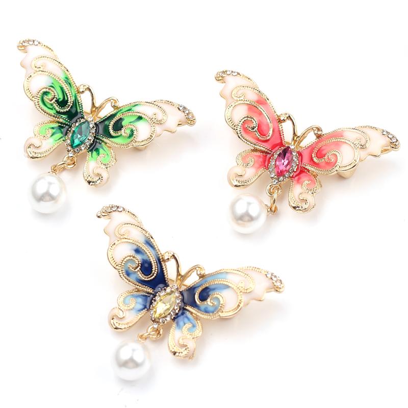 Natural Freshwater Pearl Brooches Enamel Butterfly Brooch Pins Pink Blue Green Color Jewelry For Women Elegant Charms Decoration 
Natural Freshwater Pearl Brooches Enamel Butterfly Brooch Pins Pink Blue Green Color Jewelry For Women Elegant Charms Decoration
