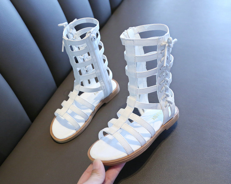 Clearance Summer Roman children sandals High-top kids girls gladiator sandals toddler baby sandals high quality baby booties