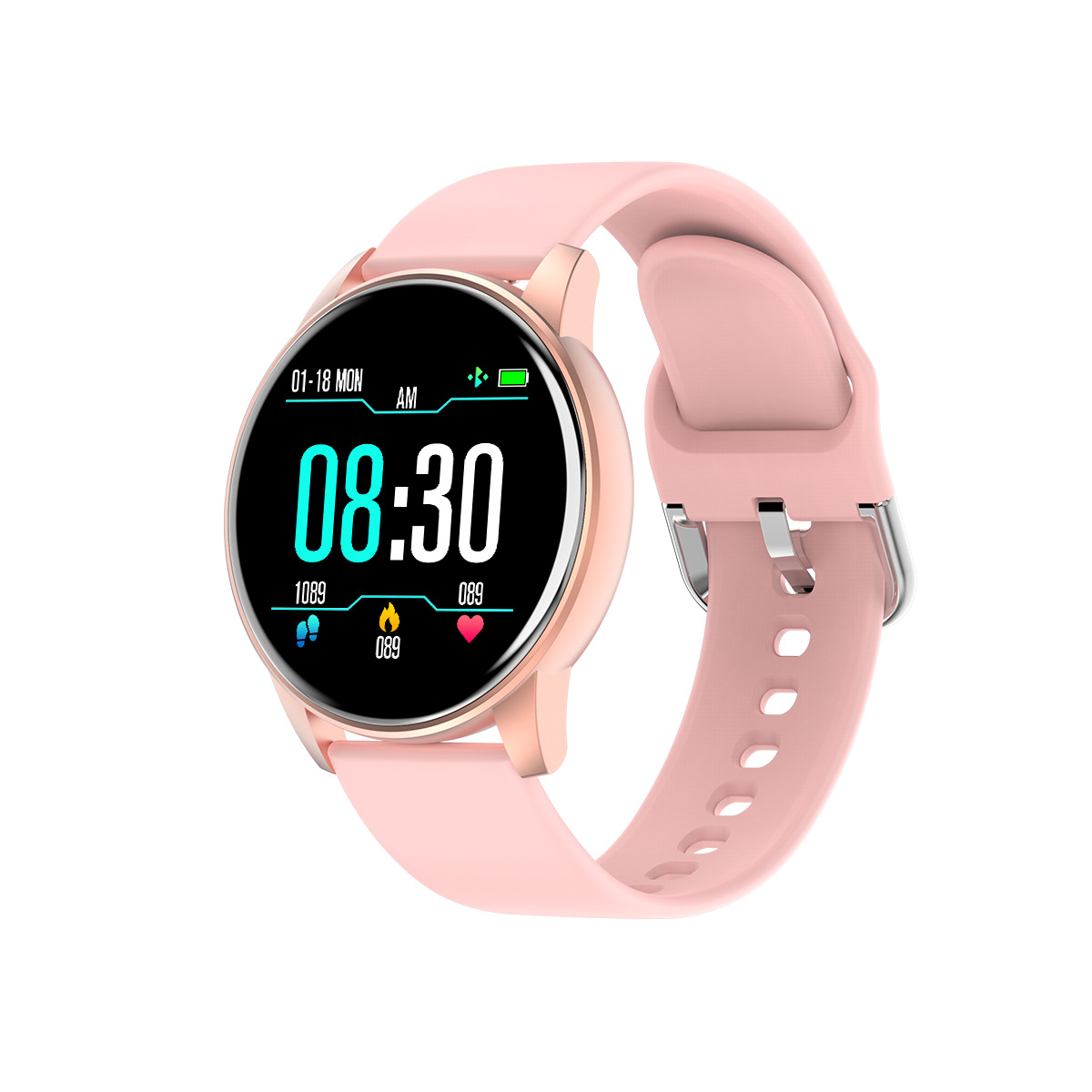 2020 Bluetooth Smartwatch Men Blood Pressure Women Sport Heart Rate FitenessTracker Bracelet for Android IOS Smart Watch Round