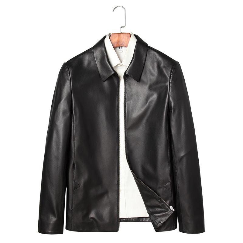 Vintage Coat Slim Short Jacket Genuine Jacket Men Business Casual Plus Size, Black
Vintage Coat Slim Short Jacket Genuine Jacket Men Business Casual Plus Size, Black