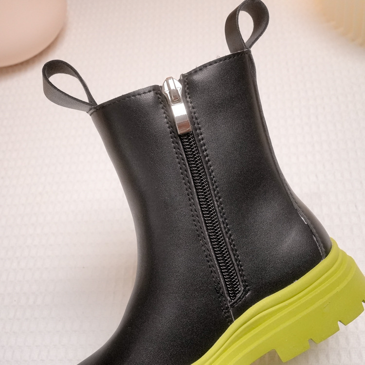 Autumn Toddler Girl Boots Chelsea For Children Winter Leather School Boys Shoes Girls Snow Kids Motorcycle Hige Boot 220222