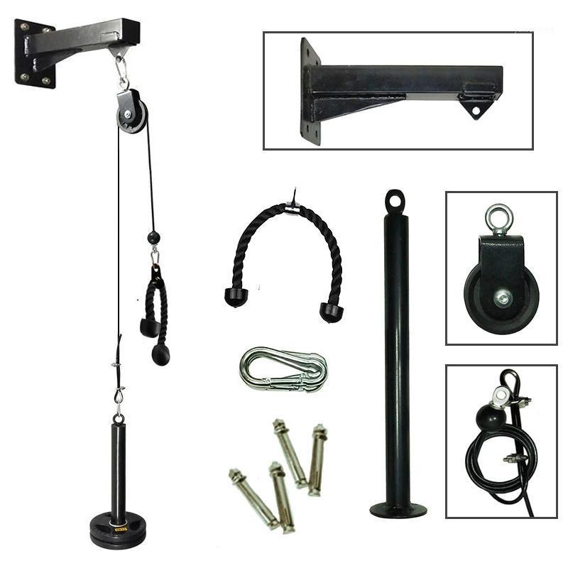 Gym Wall Mounted Fitness DIY Pulley Cable Machine Blaster Trainer With Pulley Attachments Biceps Triceps Workout Pull Down Rope1
Gym Wall Mounted Fitness DIY Pulley Cable Machine Blaster Trainer With Pulley Attachments Biceps Triceps Workout Pull Down Rope1