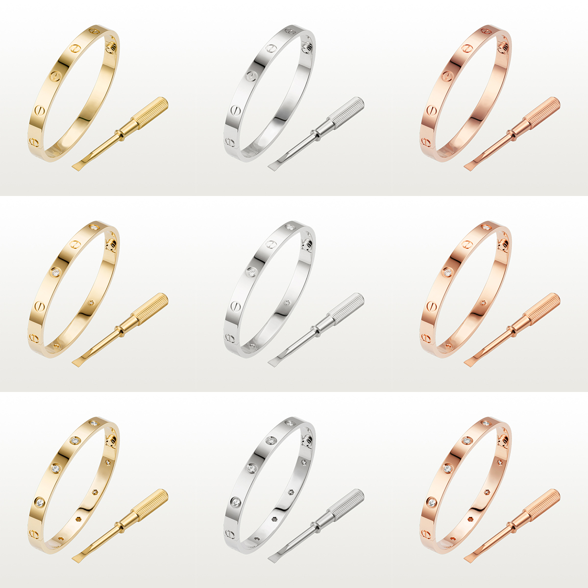 Love Screw Bracelet Designer Bracelets Fashion Bangle Luxury Jewelry Women Accessories Titanium Steel Alloy Gold-Plated Never Fade Not Allergic Store:21748289
Love Screw Bracelet Designer Bracelets Fashion Bangle Luxury Jewelry Women Accessories Titanium Steel Alloy Gold-Plated Never Fade Not Allergic Store:21748289