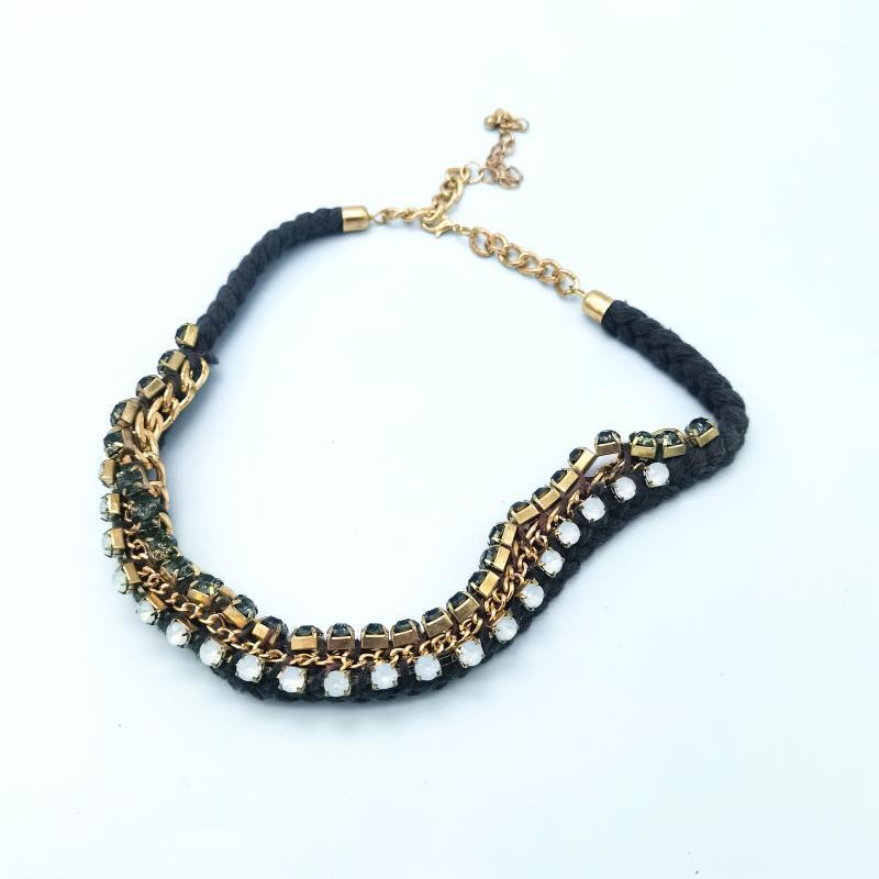 Chokers Fashion Braided Rope Choker Necklace For Women Girls Party Gift Bohemian Female Wedding Brand Design Statement Necklace1
Chokers Fashion Braided Rope Choker Necklace For Women Girls Party Gift Bohemian Female Wedding Brand Design Statement Necklace1