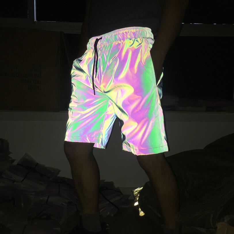 2021 Men Will See Bright, Brightly Colored Night Reflective Shorts Elastic Waistline Street Dance Pants Casual Hip Hop Short Homme 1hbl, Black
2021 Men Will See Bright, Brightly Colored Night Reflective Shorts Elastic Waistline Street Dance Pants Casual Hip Hop Short Homme 1hbl, Black