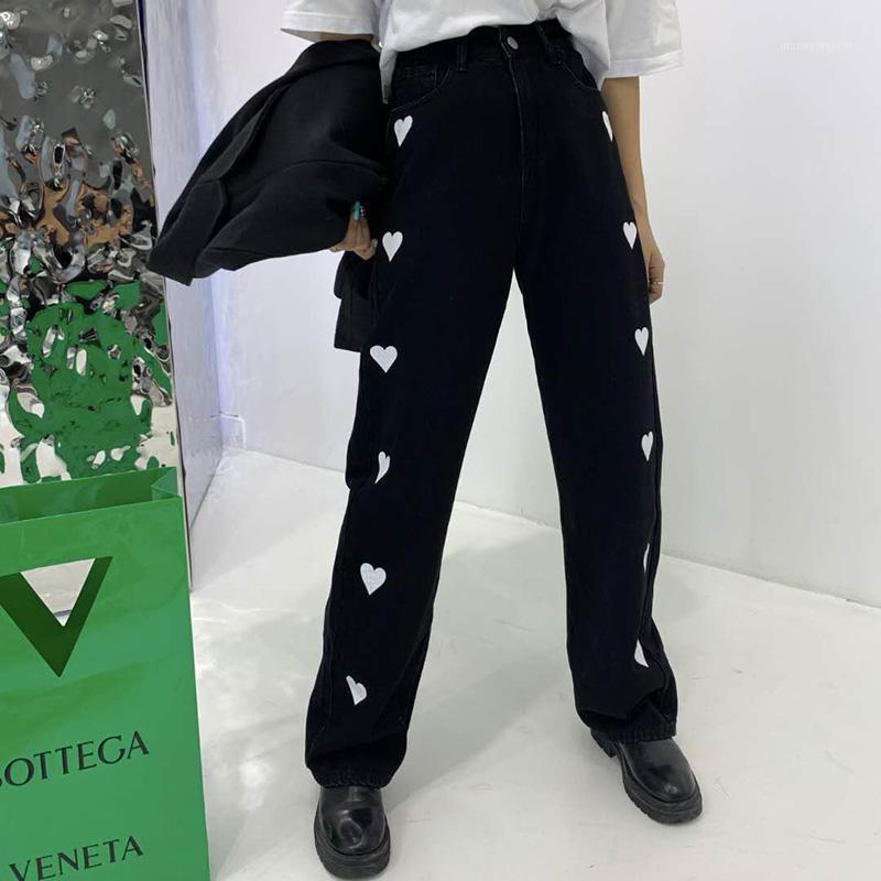 Harajuku Jeans Women 2020 Autumn Winter Sweet Love Print High Waist Cotton Casual Pant Woman Clothes Black Blue Jeans1
Harajuku Jeans Women 2020 Autumn Winter Sweet Love Print High Waist Cotton Casual Pant Woman Clothes Black Blue Jeans1