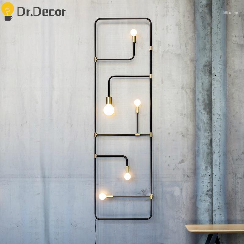American Vintage Industrial Wall Lights Simple Style Black Iron Pipe Wall Lamp Dining Room Decorative Sconce Light Fxitures1
American Vintage Industrial Wall Lights Simple Style Black Iron Pipe Wall Lamp Dining Room Decorative Sconce Light Fxitures1