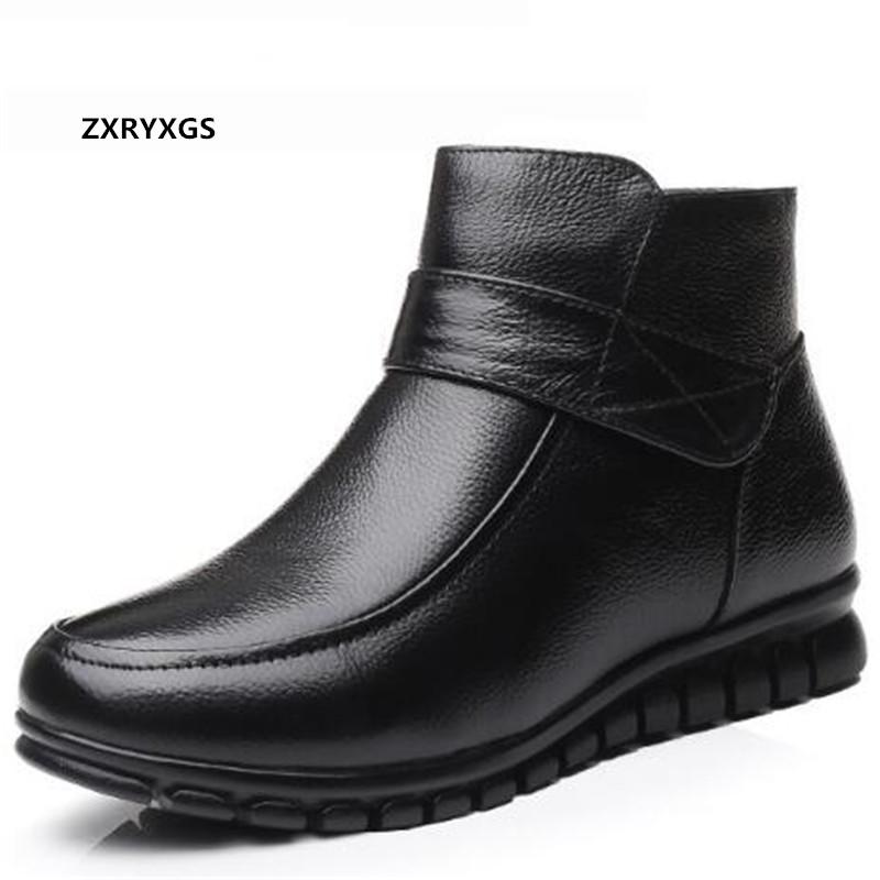 Promotion Winter Genuine Leather Wool Boots Mother Casual Shoes Winter Warm Boots Flat Non-slip Short Black Cotton, Black 187
Promotion Winter Genuine Leather Wool Boots Mother Casual Shoes Winter Warm Boots Flat Non-slip Short Black Cotton, Black 187