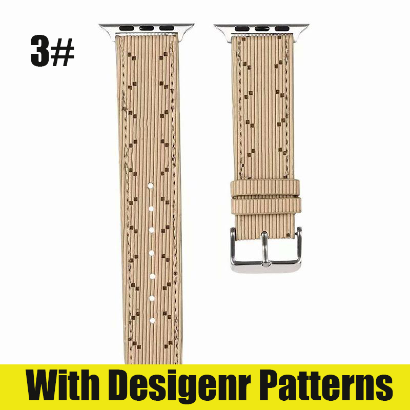 Top Designer Luxury Strap Gift Watchbands 4 5 6 7 for Apple watch strap 42mm 38mm 40mm 44mm 45mm iwatch bands Leather Bracelet Fashion Print Stripes watchband with box
Top Designer Luxury Strap Gift Watchbands 4 5 6 7 for Apple watch strap 42mm 38mm 40mm 44mm 45mm iwatch bands Leather Bracelet Fashion Print Stripes watchband with box