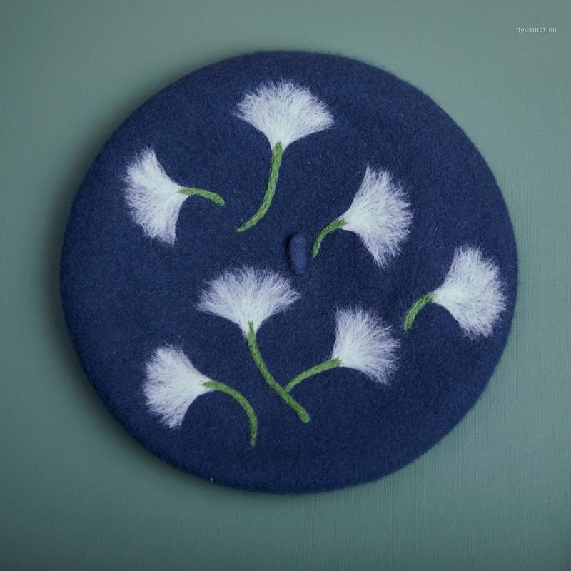 Baize beret flying dandelion 's department of qiu dong the female painter cap1, Light color
Baize beret flying dandelion 's department of qiu dong the female painter cap1, Light color