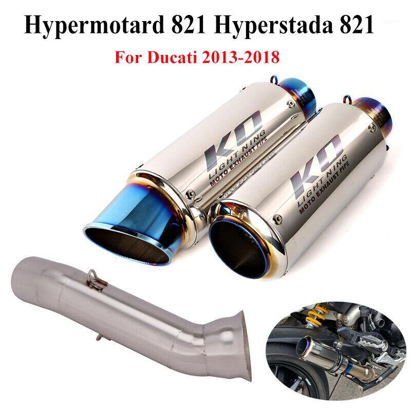 For 2013-2020 Hypermotard 821 Hyperstrada 821 Motorcycle System Pipe Exhaust Muffler Tail Pipe Mid Connect Tube Slip On1
For 2013-2020 Hypermotard 821 Hyperstrada 821 Motorcycle System Pipe Exhaust Muffler Tail Pipe Mid Connect Tube Slip On1