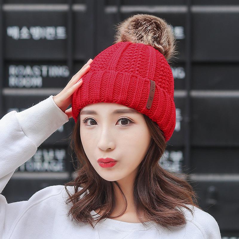 Beanie/Skull Caps Yong Fashion Warm Winter Female Hat Wool Knitting Cap Elastic Thick, Black
Beanie/Skull Caps Yong Fashion Warm Winter Female Hat Wool Knitting Cap Elastic Thick, Black