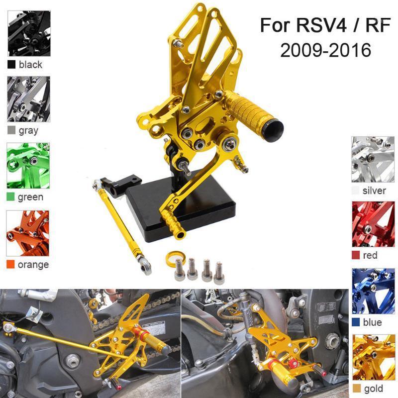 CNC Aluminum Adjustable Rearsets Foot Pegs For Aprilia RSV4 RF RSV4-RF 2009 2010 2011 2012 2013 2014 2020 20201
CNC Aluminum Adjustable Rearsets Foot Pegs For Aprilia RSV4 RF RSV4-RF 2009 2010 2011 2012 2013 2014 2020 20201