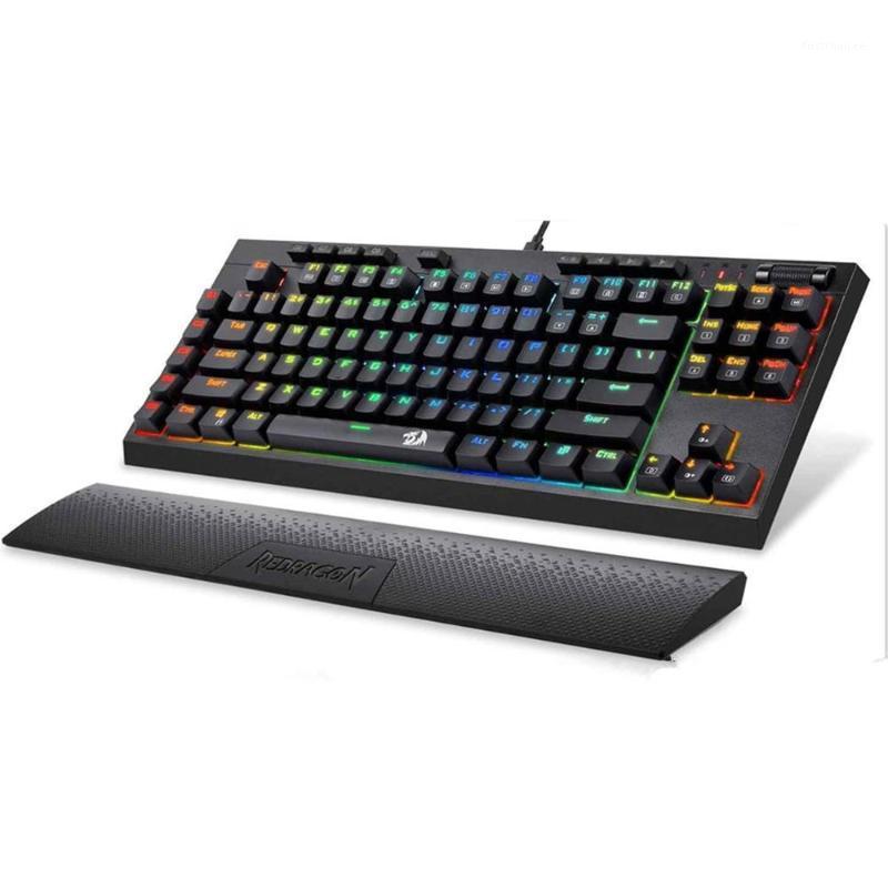 Redragon K588 RGB LED Backlit Programmable Mechanical Gaming Keyboard switch compact Tenkeyless design with removable Palm rest1
Redragon K588 RGB LED Backlit Programmable Mechanical Gaming Keyboard switch compact Tenkeyless design with removable Palm rest1