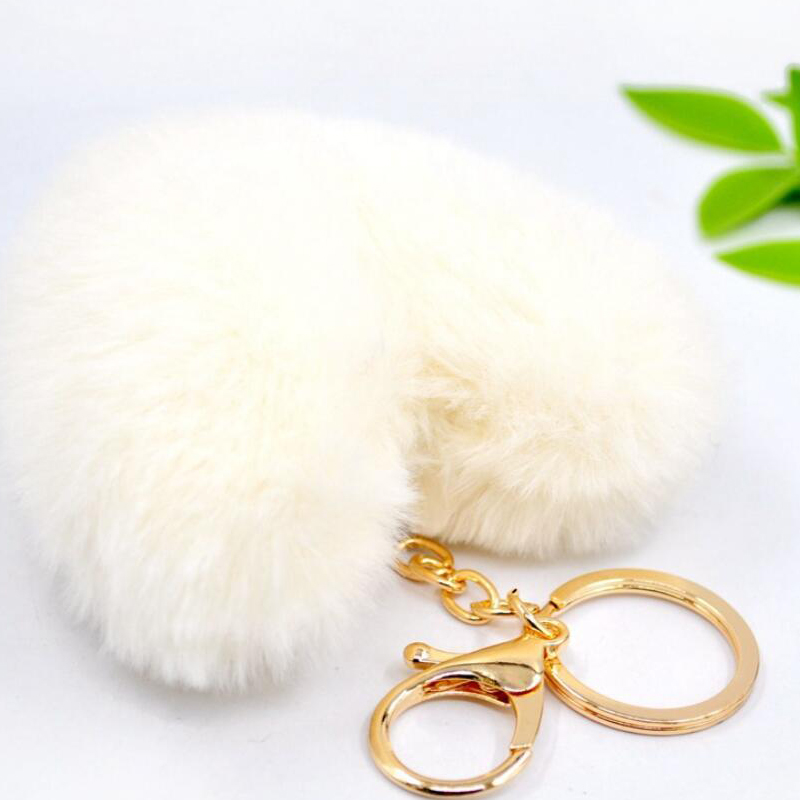 Heart Shape Fluffy Heart Keychain For Women Pompom Faux Rabbit Fur Key Chain Girl Bag Charms Hang Car Key Ring Jewelry, As picture
Heart Shape Fluffy Heart Keychain For Women Pompom Faux Rabbit Fur Key Chain Girl Bag Charms Hang Car Key Ring Jewelry, As picture