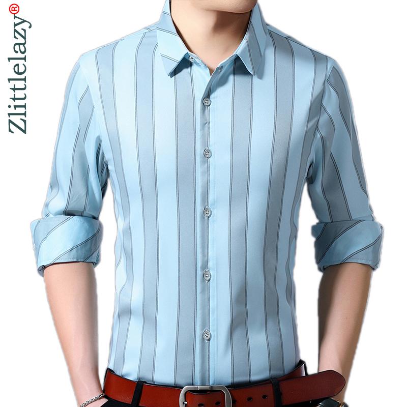 2020 Brand Striped Long Sleeve Slim Fit Men Shirt Streetwear Social Dress Vintage Shirts Mens Fashions Jersey 8124, Dark green
2020 Brand Striped Long Sleeve Slim Fit Men Shirt Streetwear Social Dress Vintage Shirts Mens Fashions Jersey 8124, Dark green
