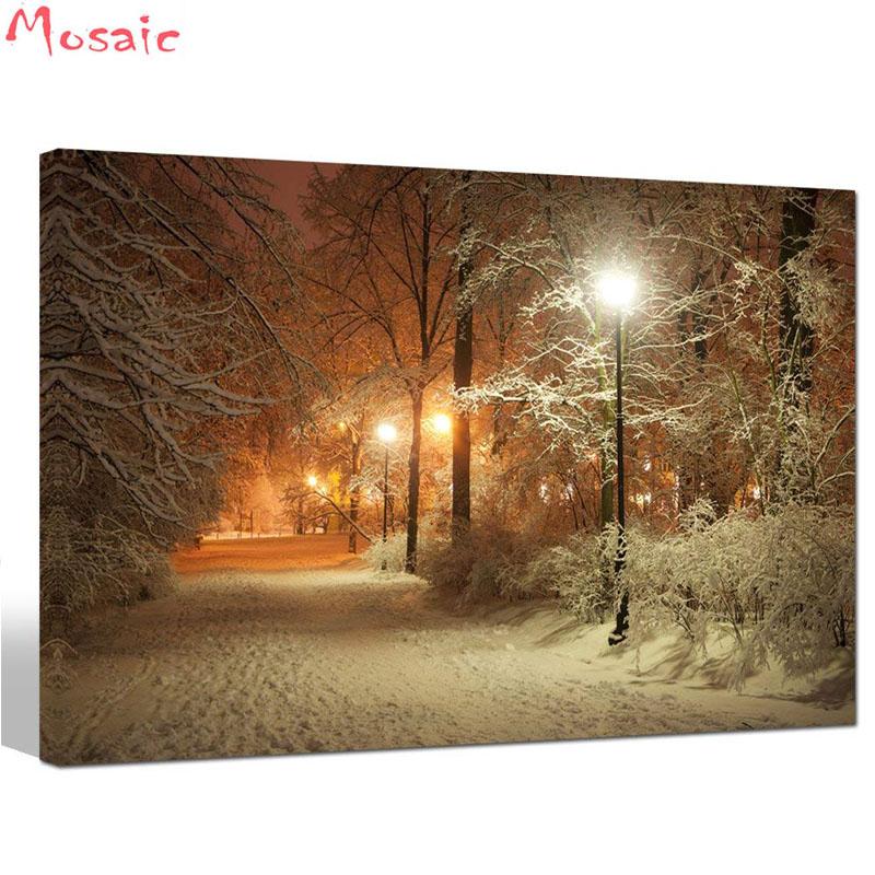 5D Diamond Painting Warm Winter Park Alley in Park and Shining Lanterns cross stitch kits diy diamond embroidery mosaic scenery
5D Diamond Painting Warm Winter Park Alley in Park and Shining Lanterns cross stitch kits diy diamond embroidery mosaic scenery